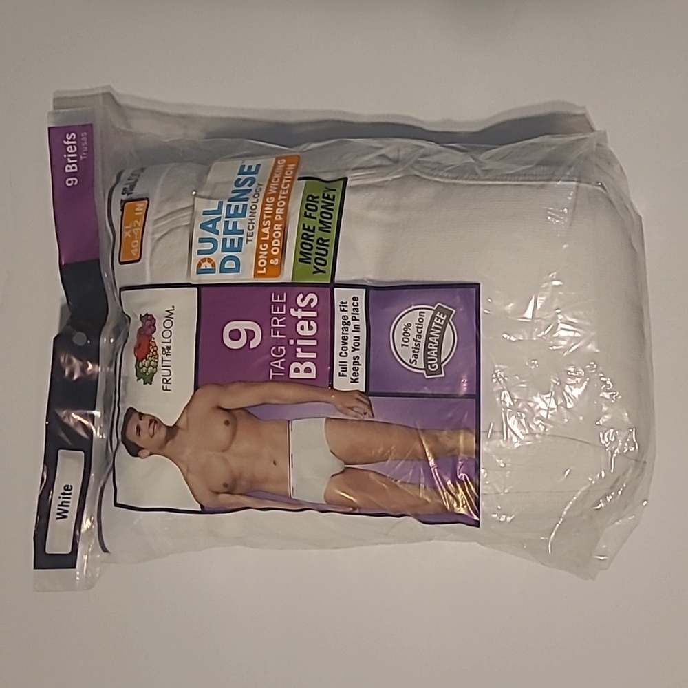 Fruit of the Loom Tag Free Briefs XL
